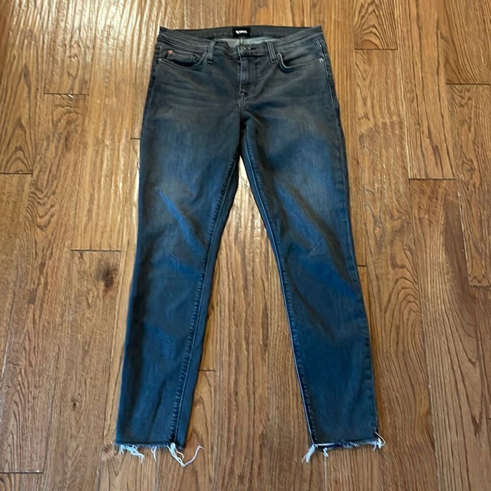Hudson Krista super skinny mid rise grey jeans size 28 - Picture 2 of 10